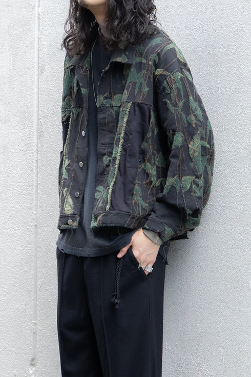 【Licht Bestreben】"Jacquard Rebuilding Carpenter Jacket"
